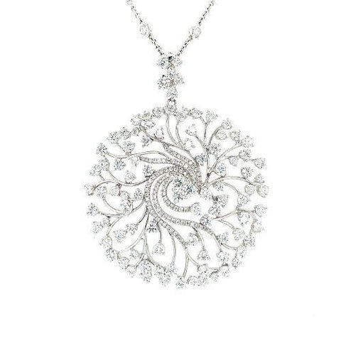 Diamond Pendant and Chain