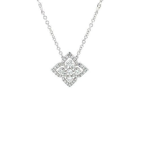 Diamond Pendant and Chain