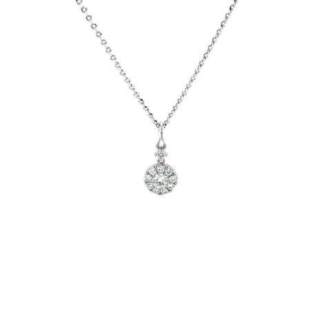 Diamond Pendant and Chain