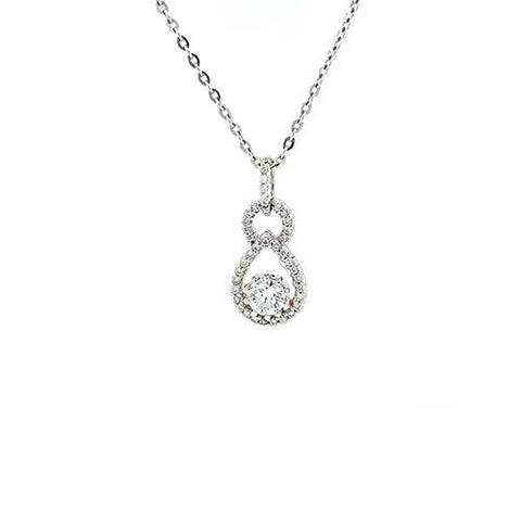 Diamond Pendant and Chain
