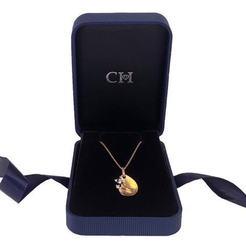 Diamond Pendant and Chain
