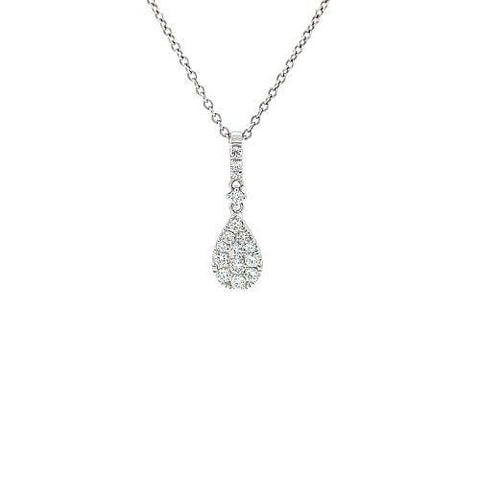 Diamond Pendant and Chain  CH Collection