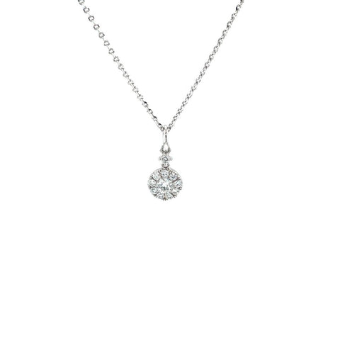 Diamond Pendant and Chain  CH Collection