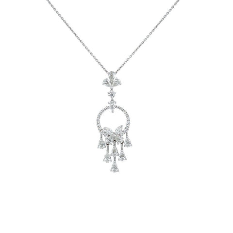 Diamond Pendant and Chain  CH Collection