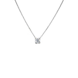 Diamond Solitaire Pendant and Chain  CH Collection