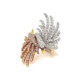 Diamond Swan Ring Set