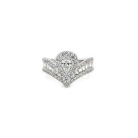 Diamond "V" Ring