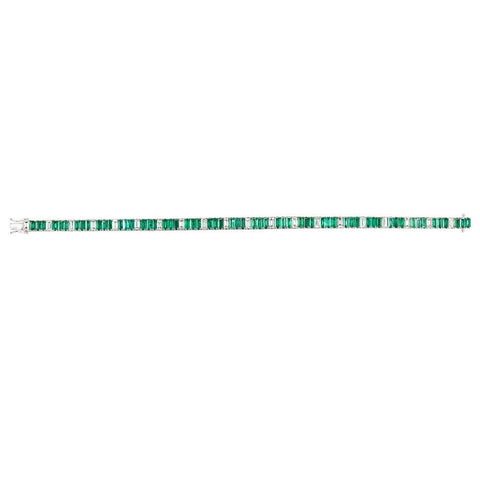 Emerald and Diamond Bracelet