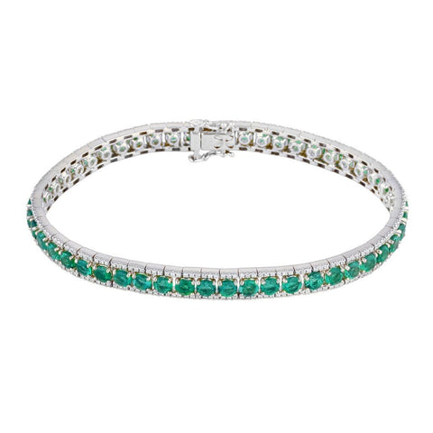 Emerald and Diamond Bracelet