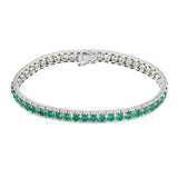 Emerald and Diamond Bracelet  CH Collection