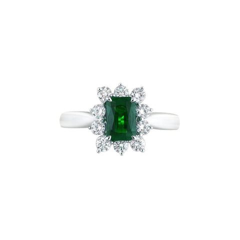 Emerald Diamond Ring