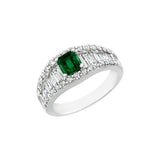Emerald Diamond Ring