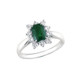 Emerald Diamond Ring