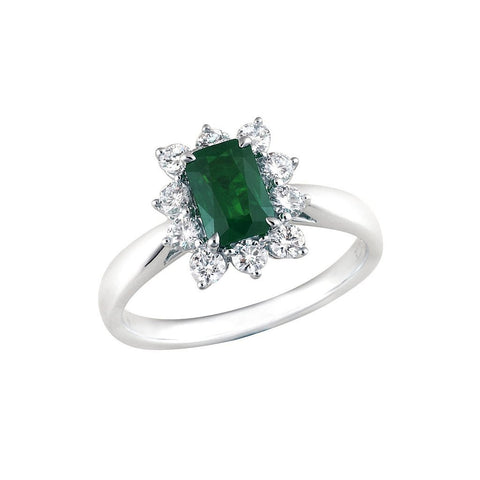 Emerald Diamond Ring