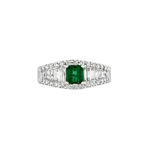 Emerald Diamond Ring