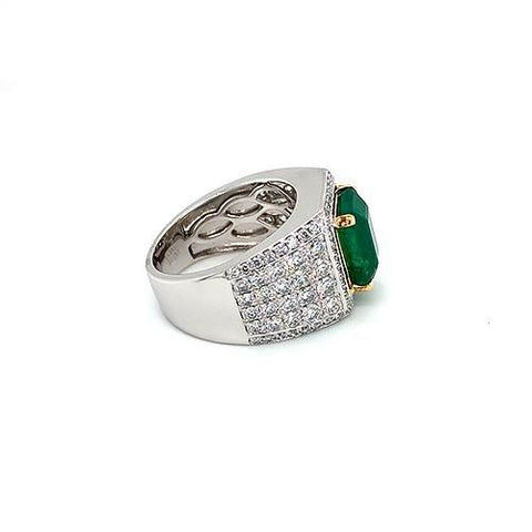 Emerald Diamond Ring  CH Collection