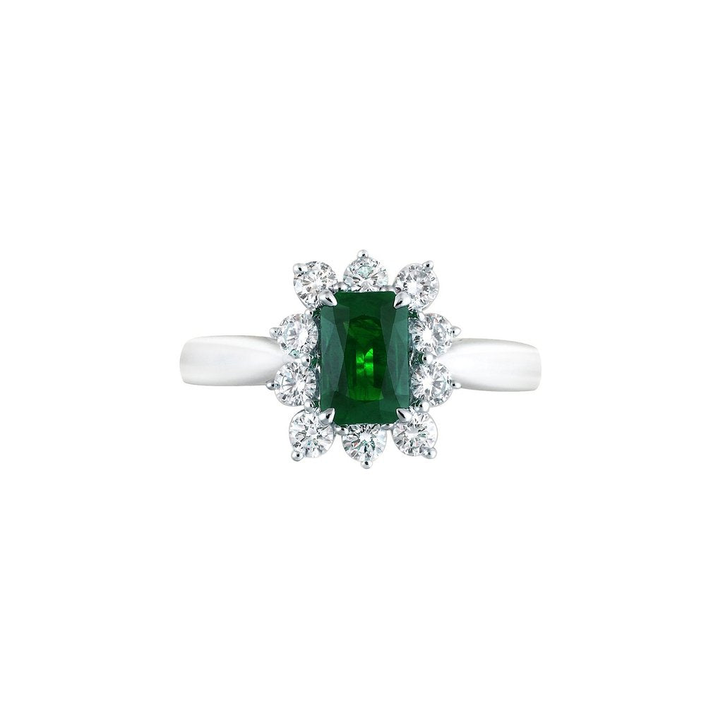 Emerald Diamond Ring  CH Collection