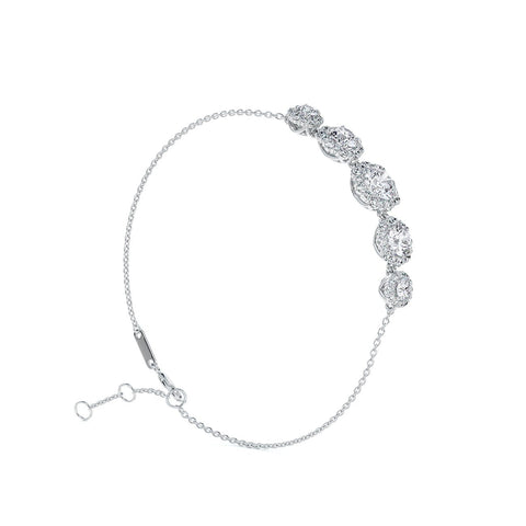 Forevermark Floral Halo Bracelet