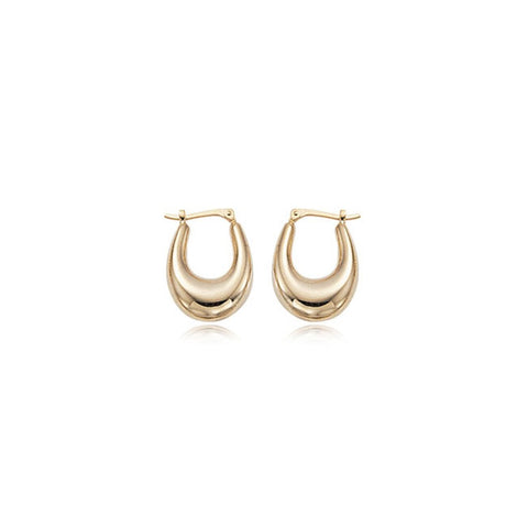 Gold Huggie Earrings  CH Collection