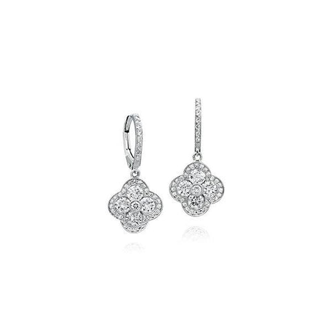 Gumuchian Diamond Clover Earrings  CH Collection