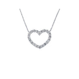 Gumuchian Diamond Heart Pendant and Chain