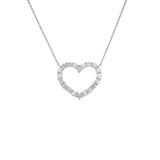 Gumuchian Diamond Heart Pendant and Chain