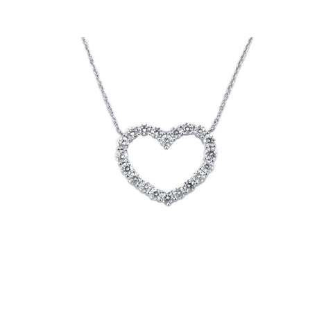 Gumuchian Diamond Heart Pendant and Chain  CH Collection