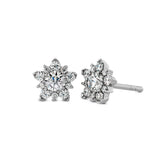 Hearts On Fire Aerial Cluster Stud Earrings