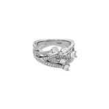 Hearts On Fire Aerial Cross Over Right Hand Ring