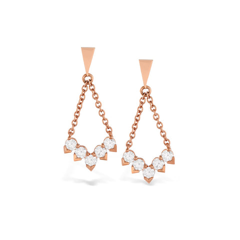 Hearts On Fire Aerial Diamond V Drop Earrings