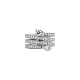 Hearts On Fire Aerial Four Row Right Hand Ring
