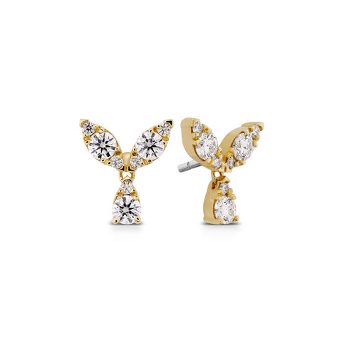 Hearts On Fire Aerial Petal Stud Earring