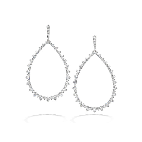 Hearts On Fire Aerial Pointed Teardrop Earrings
