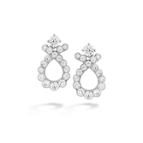 Hearts On Fire Aerial Regal Scroll Earrings