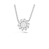 Hearts On Fire Aerial Sol Halo Necklace