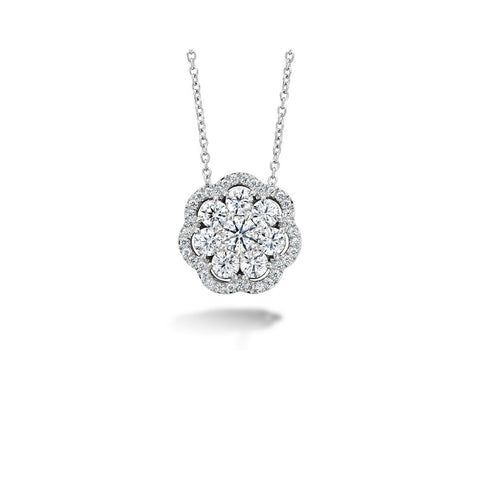 Hearts On Fire Aurora Cluster Pendant