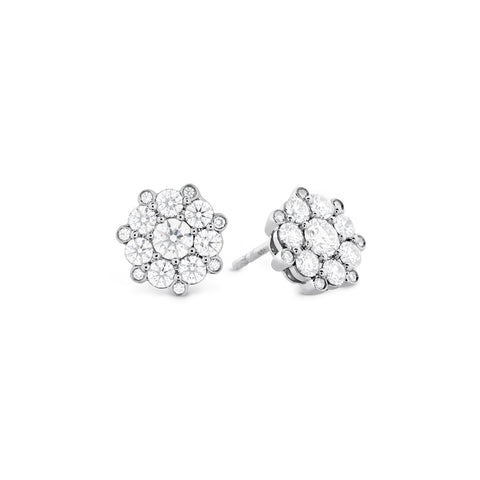 Hearts On Fire Beloved Cluster Diamond Stud Earrings
