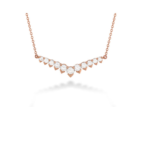 Hearts On Fire Diamond V Necklace