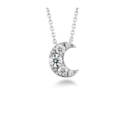 Hearts On Fire Fulfillment Half Moon Pendant