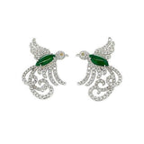 Jade Bird Diamond Earrings