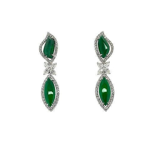 Jade Dangle Earrings