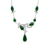 Jade Diamond Necklace