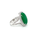 Jade Diamond Ring