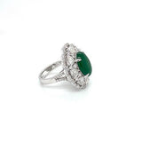 Jade Diamond Ring