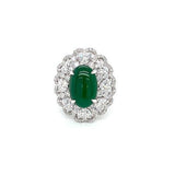 Jade Diamond Ring