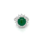 Jade Diamond Ring
