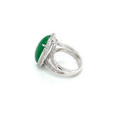 Jade Diamond Ring