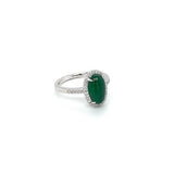 Jade Diamond Ring