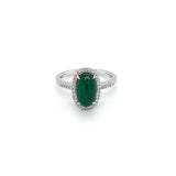 Jade Diamond Ring
