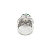 Jade Diamond Ring  CH Collection